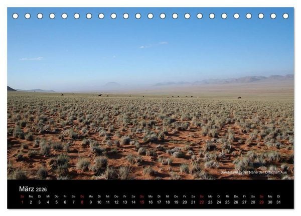 Produktbild: Namibia (Tischkalender 2026 DIN A5 quer), CALVENDO Monatskalender