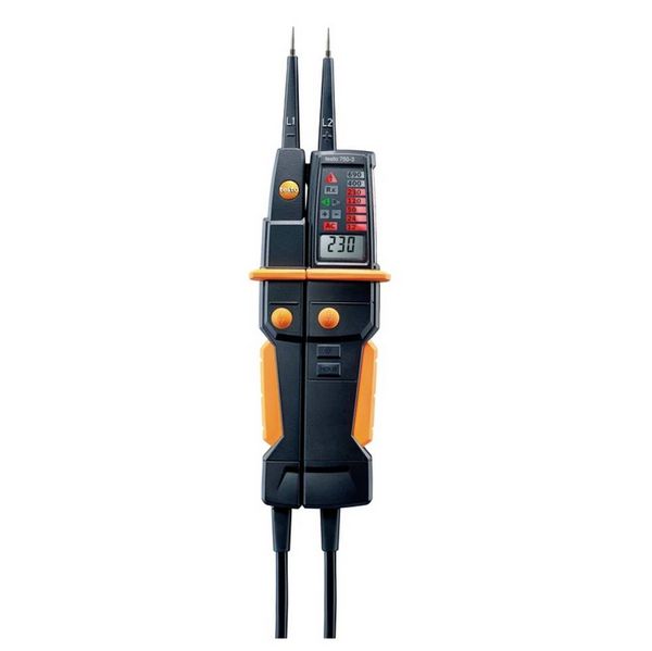 Produktbild: Testo 750-3 Zweipoliger Spannungspr&uuml;fer CAT IV 600 V, CAT III 1000V LED, LCD