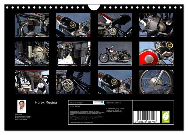 Produktbild: Horex Regina (Wandkalender 2026 DIN A4 quer), CALVENDO Monatskalender