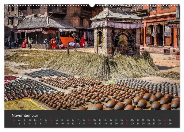 Produktbild: Nepal 2026 - Dem Himmel so nah (Wandkalender 2026 DIN A2 quer), CALVENDO Monatskalender