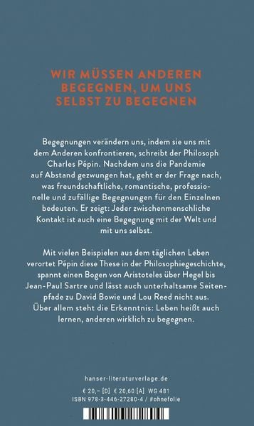 Produktbild: Kleine Philosophie der Begegnung