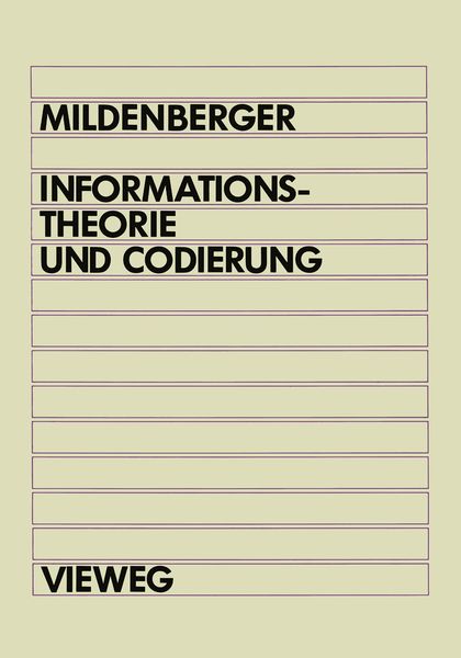 Produktbild: Informationstheorie und Codierung