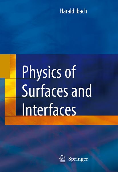 Produktbild: Physics of Surfaces and Interfaces