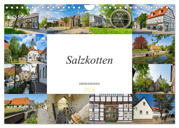Produktbild: Salzkotten Impressionen (Wandkalender 2026 DIN A4 quer), CALVENDO Monatskalender