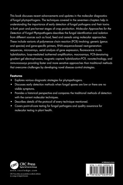Produktbild: Molecular Approaches for the Detection of Fungal Phytopathogens