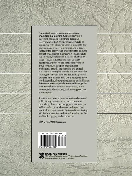 Produktbild: Decisional Dialogues in a Cultural Context