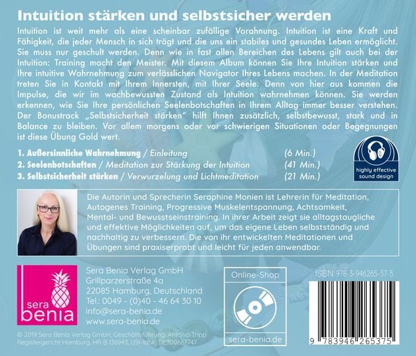 Produktbild: Intuition {Meditationen f&uuml;r eine starke innere F&uuml;hrung} &ndash; Intuition st&auml;rken, selbstsicher werden, Lichtmeditation &ndash; CD