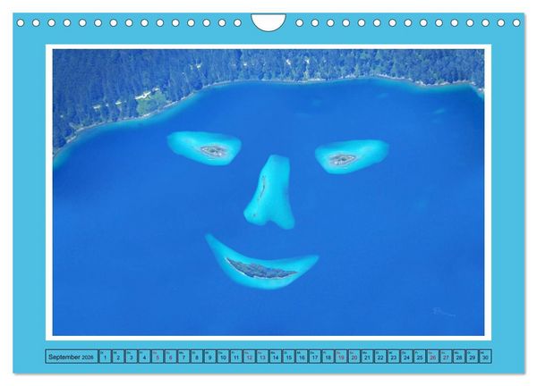 Produktbild: L&auml;cheln in Landschaften (Wandkalender 2026 DIN A4 quer), CALVENDO Monatskalender