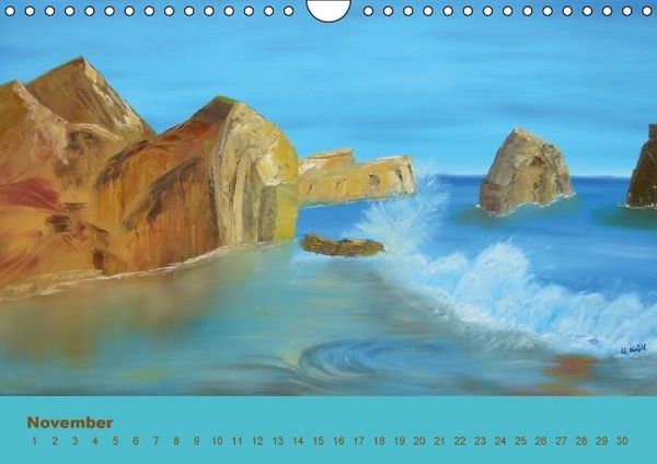 Produktbild: Geburtstagskalender Faszination Malerei - mit immerw&auml;hrendem Kalender (Wandkalender immerw&auml;hrend DIN A4 quer)