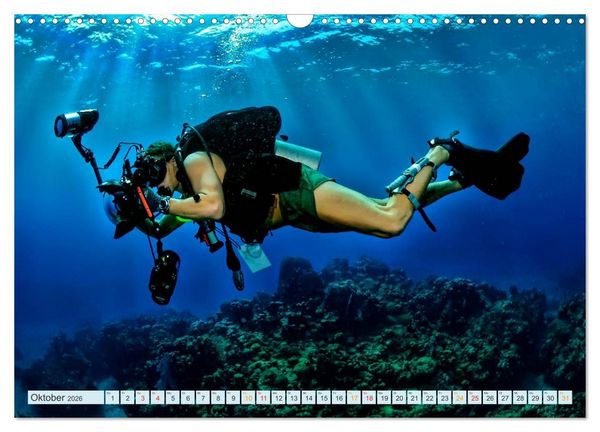 Produktbild: Tauchen - Abenteuer unter Wasser (Wandkalender 2026 DIN A3 quer), CALVENDO Monatskalender