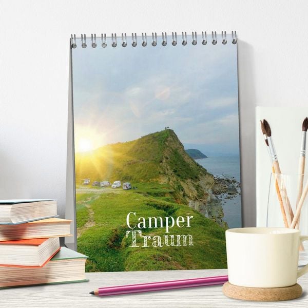 Produktbild: Camper Traum (Tischkalender 2026 DIN A5 hoch), CALVENDO Monatskalender