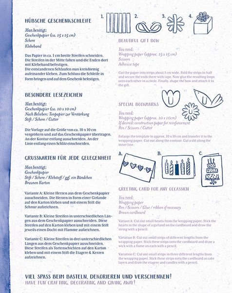 Produktbild: Geschenkpapier-Buch