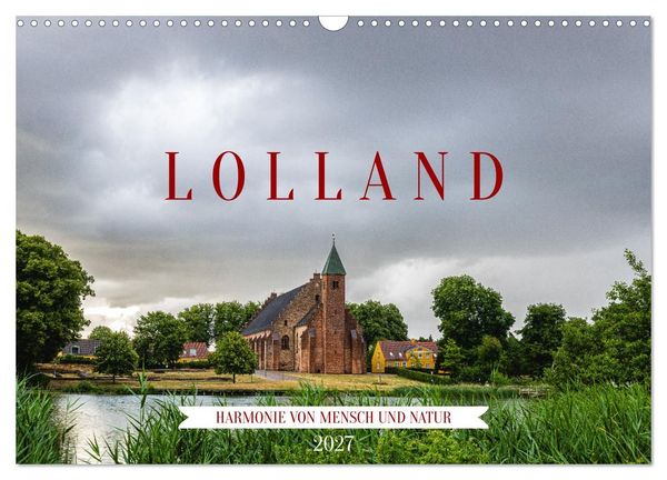 Produktbild: Lolland - Harmonie von Mensch und Natur (Wandkalender 2027 DIN A3 quer), CALVENDO Monatskalender