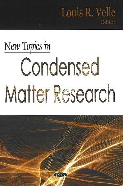 Produktbild: New Topics in Condensed Matter Research