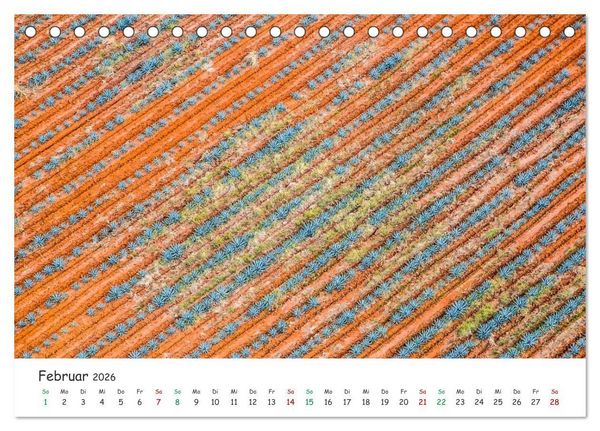 Produktbild: Mexico von oben (Tischkalender 2026 DIN A5 quer), CALVENDO Monatskalender