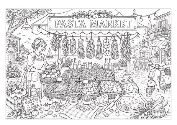 Produktbild: ITALIEN Malbuch f&uuml;r Erwachsene mit 50 wundersch&ouml;nen Ausmalmotiven
