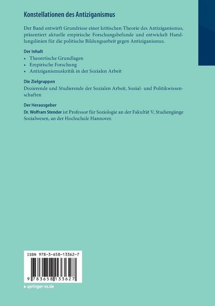 Produktbild: Konstellationen des Antiziganismus
