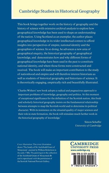 Produktbild: Geography, Science and National Identity