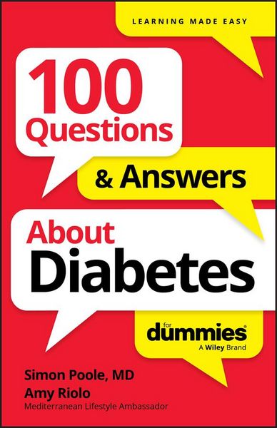 Produktbild: 100 Questions & Answers About Diabetes For Dummies