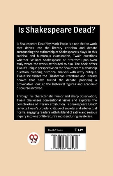 Produktbild: Is Shakespeare Dead?
