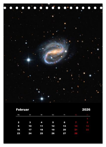 Produktbild: Das Universum (Tischkalender 2026 DIN A5 hoch), CALVENDO Monatskalender