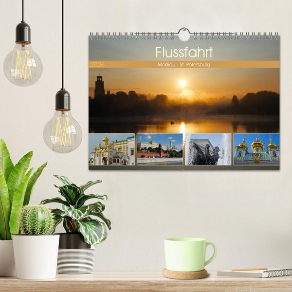 Produktbild: Flussfahrt Moskau - St. Petersburg (Wandkalender 2026 DIN A4 quer), CALVENDO Monatskalender