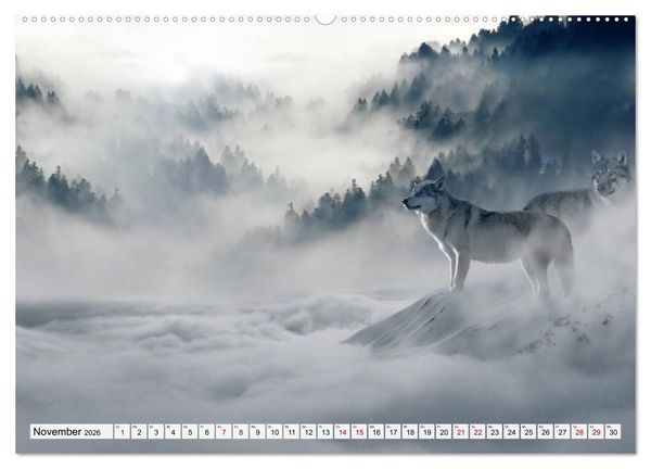 Produktbild: G&ouml;ttererwachen. Die Natur im mystischen Nebel (Wandkalender 2026 DIN A2 quer), CALVENDO Monatskalender