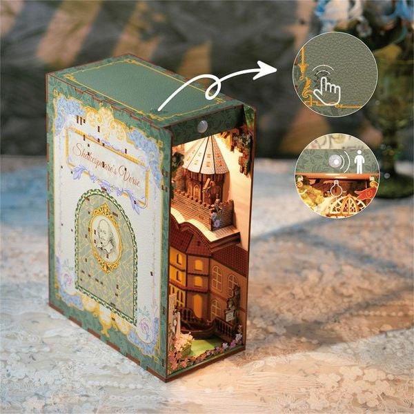 Produktbild: Book Nook DIY B&uuml;cherecke Shakespears Verse