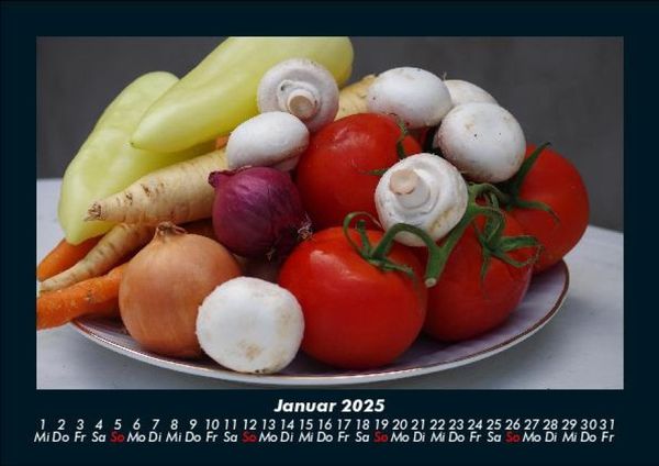 Produktbild: Gem&uuml;sekalender 2025 Fotokalender DIN A5