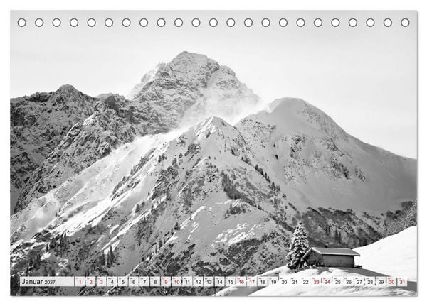Produktbild: Traumhafte Allg&auml;uer Alpen (Tischkalender 2027 DIN A5 quer), CALVENDO Monatskalender