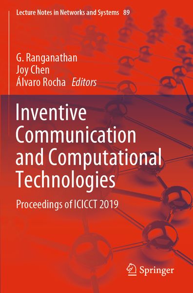 Produktbild: Inventive Communication and Computational Technologies