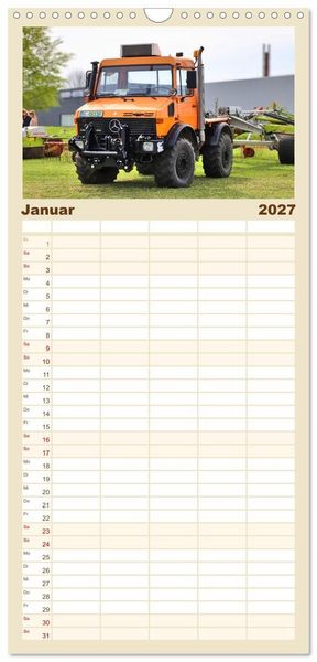 Produktbild: Familienplaner 2027 - Universalmotorger&auml;te Eine Stern-Parade mit 5 Spalten (Wandkalender, 21 x 45 cm) CALVENDO
