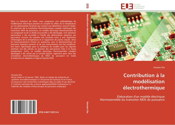 Produktbild: Contribution &agrave; la mod&eacute;lisation &eacute;lectrothermique