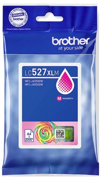 Brother Druckerpatrone LC527XLM - Hohe Ergiebigkeit - M Original Magenta LC527XLM