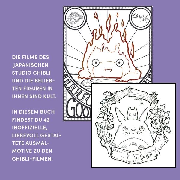 Das inoffizielle Studio Ghibli Ausmalbuch