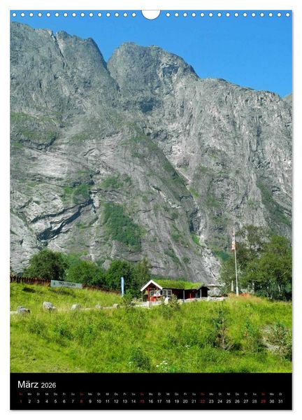 Produktbild: Paradiesisches Norwegen (Wandkalender 2026 DIN A3 hoch), CALVENDO Monatskalender