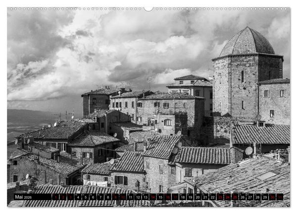 Produktbild: Toscana - monocromatico (hochwertiger Premium Wandkalender 2026 DIN A2 quer), Kunstdruck in Hochglanz