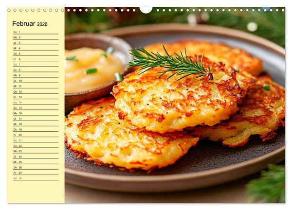 Produktbild: Herzhafte Kartoffeln. Leckeres aus der Super-Knolle (Wandkalender 2026 DIN A3 quer), CALVENDO Monatskalender