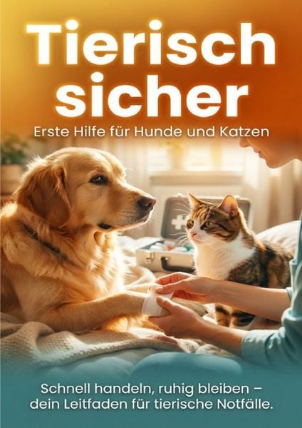 Tierisch sicher: Erste Hilfe für Hunde und Katzen, Taschenbuch von Lina Krüger, Epubli, 9783565150007