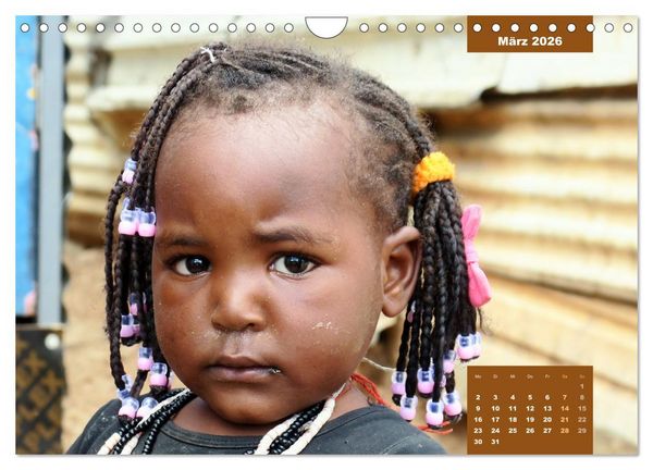 Produktbild: Kinderportr&auml;ts aus Afrika (Wandkalender 2026 DIN A4 quer), CALVENDO Monatskalender