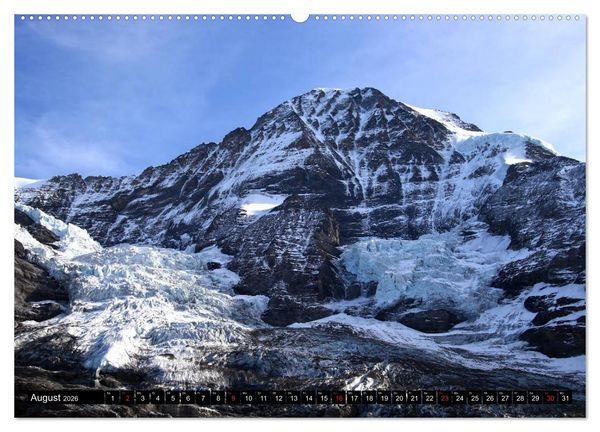 Produktbild: Das Dreigestirn im Berner Oberland. Eiger, M&ouml;nch und Jungfrau (hochwertiger Premium Wandkalender 2026 DIN A2 quer), Kunstdruck in Hochglanz