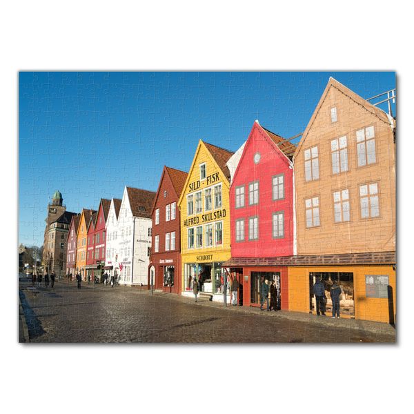 Produktbild: Lais Puzzle Bergen Norwegen 500 Teile