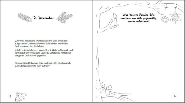 Produktbild: Was brauchst du im Advent? Der Familien-Adventskalender in Giraffensprache f&uuml;r Gewaltfreie Kommunikation mit Kindern und Eltern