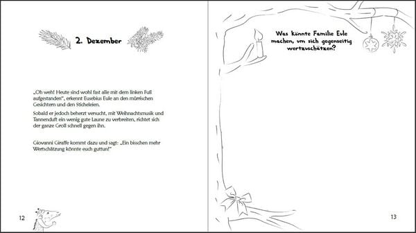 Produktbild: Was brauchst du im Advent? Der Familien-Adventskalender in Giraffensprache f&uuml;r Gewaltfreie Kommunikation mit Kindern und Eltern