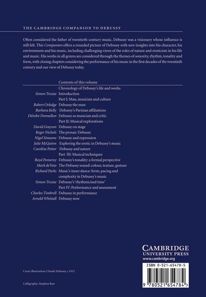 Produktbild: The Cambridge Companion to Debussy