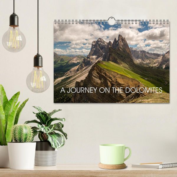 Produktbild: A JOURNEY ON THE DOLOMITES (Wall Calendar 2026 DIN A4 landscape), CALVENDO 12 Month Wall Calendar
