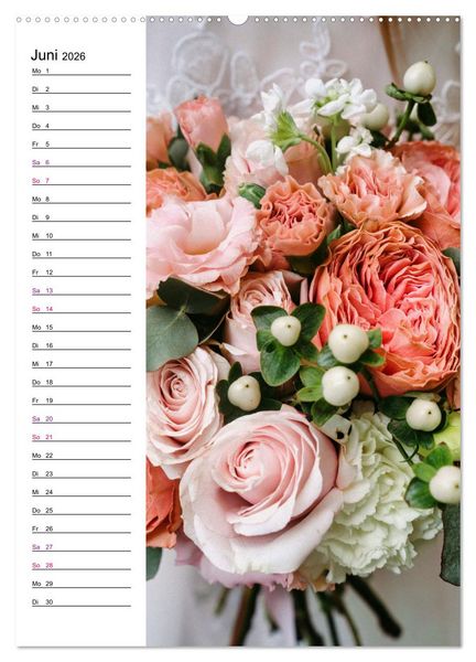 Produktbild: Lust auf Hochzeit - Planer (hochwertiger Premium Wandkalender 2026 DIN A2 hoch), Kunstdruck in Hochglanz