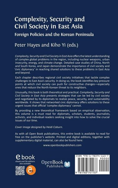 Produktbild: Complexity, Security and Civil Society in East Asia