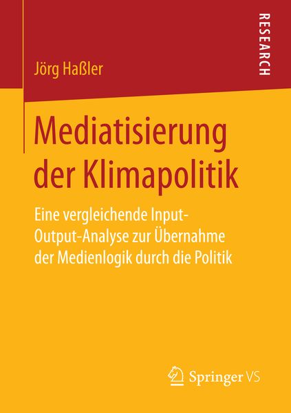 Produktbild: Mediatisierung der Klimapolitik