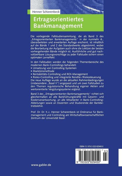 Produktbild: Ertragsorientiertes Bankmanagement